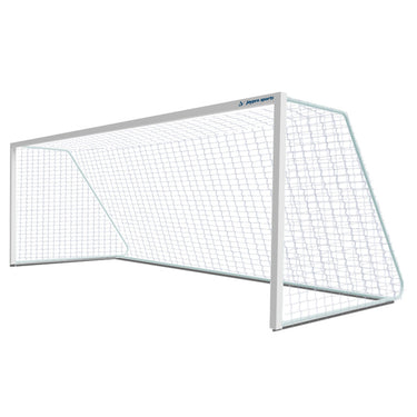 Soccer Goals - Team Official Square Goal (8 ft.H x 24 ft.W x 4 ft.B x 10 ft.D) - NFHS, NCAA Compliant